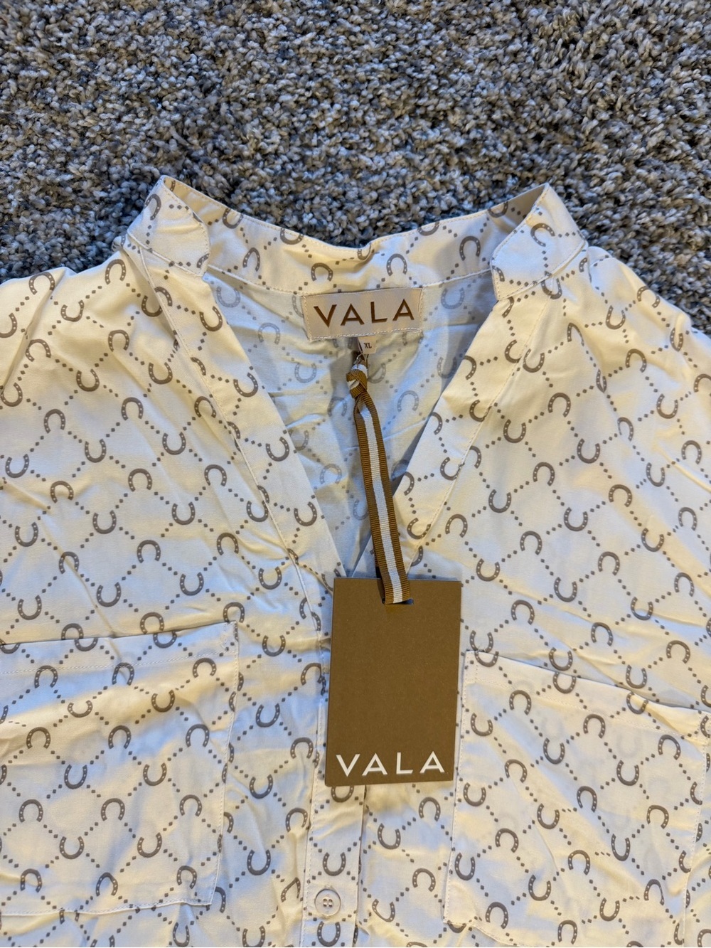 New Vala Horse Shoe Long Pajama Set, size XL. - Picture 5 of 10